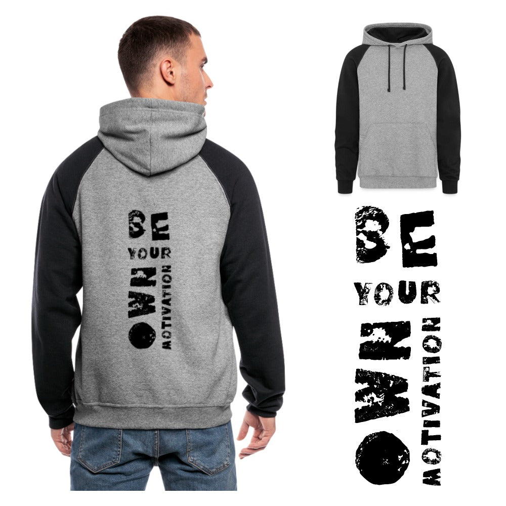 Be your own motivation - Men's Color-Block Hoodie